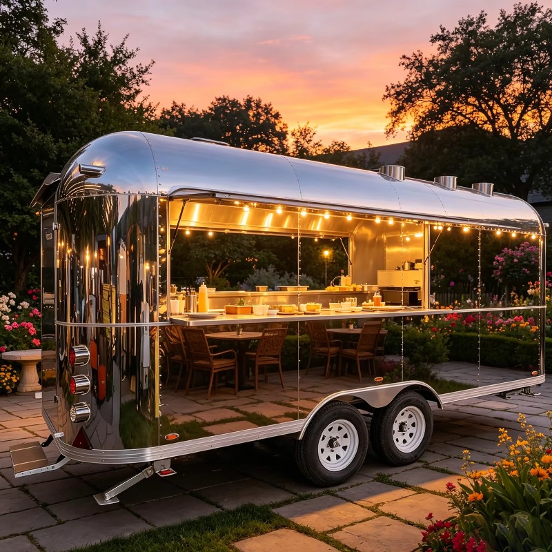 Hot Dog Vending Cart - Fully Equipped Mobile Food Truck for