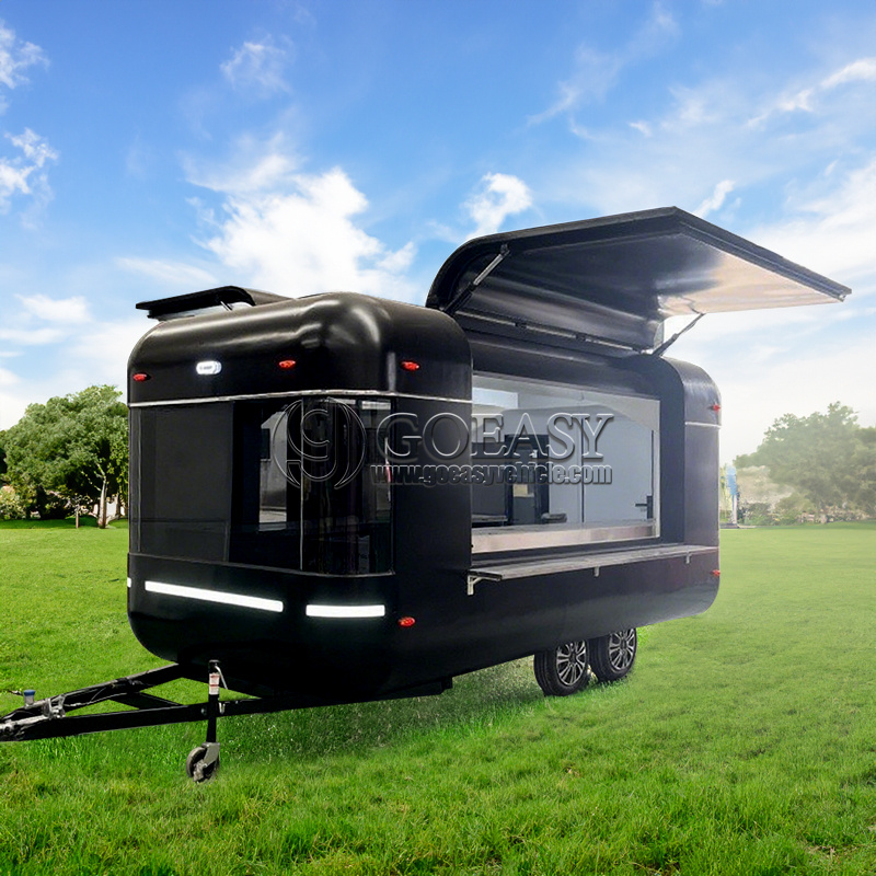 Hot Dog Vending Cart - Fully Equipped Mobile Food Trailer Coffee