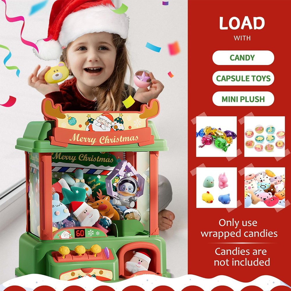 Christmas Claw Machine For Kid - огляд і ціна Arcade Vending & Laundry Revenue