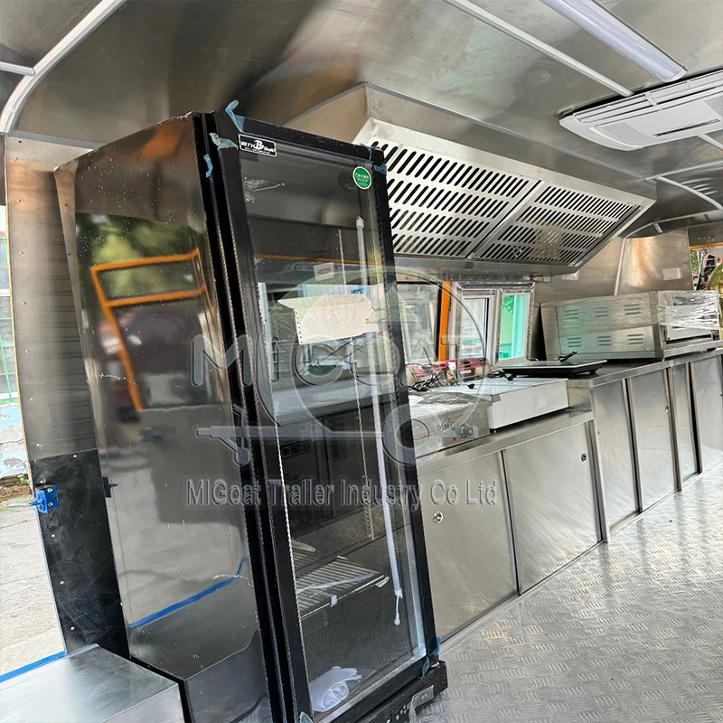Commercial Mobile Food Van wit - огляд і ціна Hot Dog Vending Cart