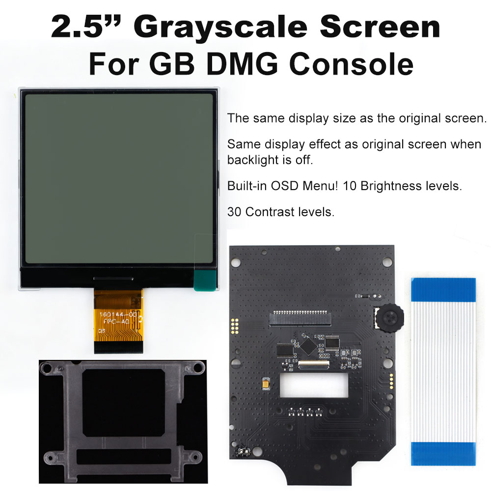 HISPEEDIDO 2.5 Inches Grayscal - огляд і ціна Lcd Screen Arcade