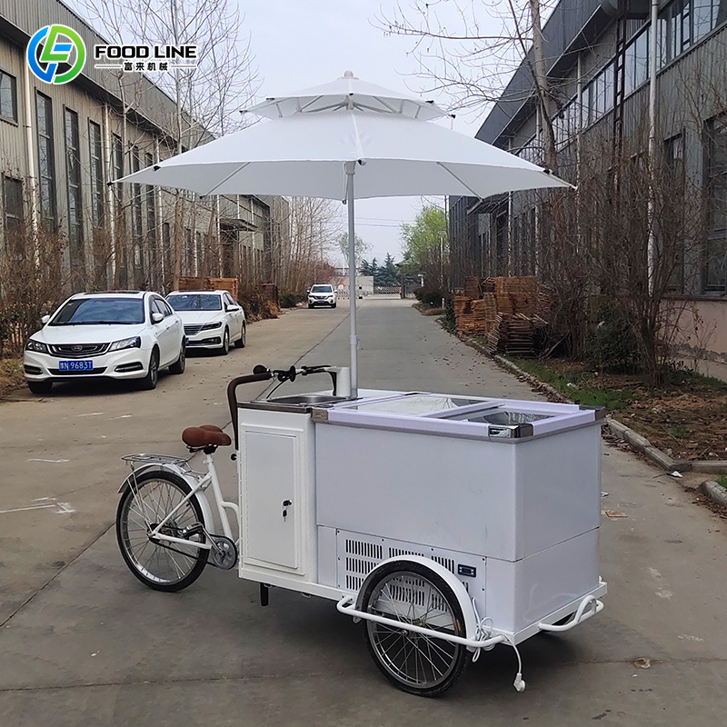 Outdoor Ice Cream Mini Cart Fl - огляд і ціна Hot Dog Vending Cart