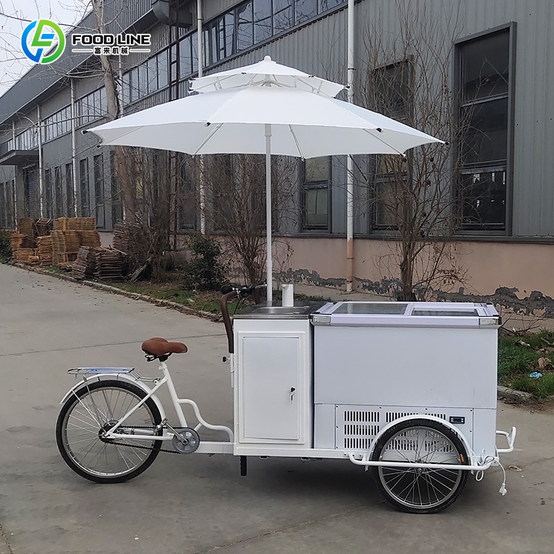 Outdoor Ice Cream Mini Cart Fl - огляд і ціна Hot Dog Vending Cart