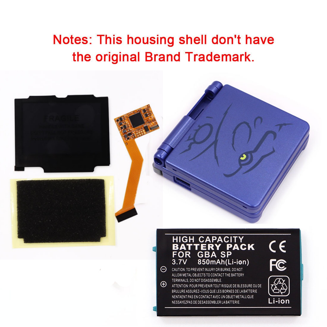 For GBA SP 3.7V Battery Pack V - огляд і ціна Lcd Screen Arcade