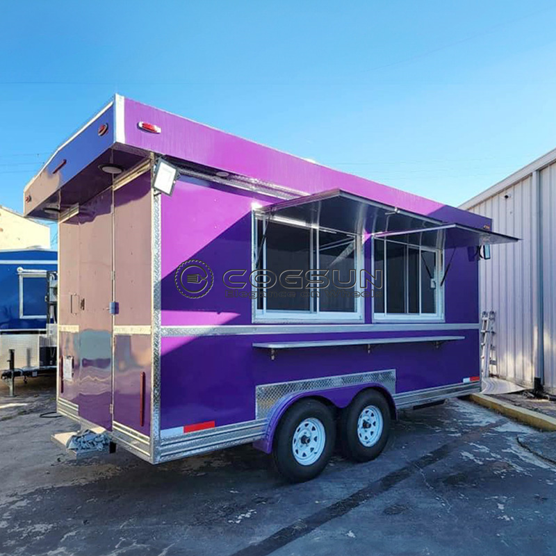 COGSUN Mobile Fast Food Track  - огляд і ціна Hot Dog Vending Cart