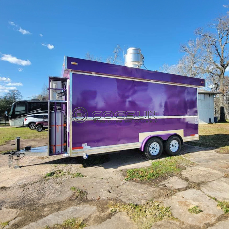COGSUN Mobile Fast Food Track  - огляд і ціна Hot Dog Vending Cart