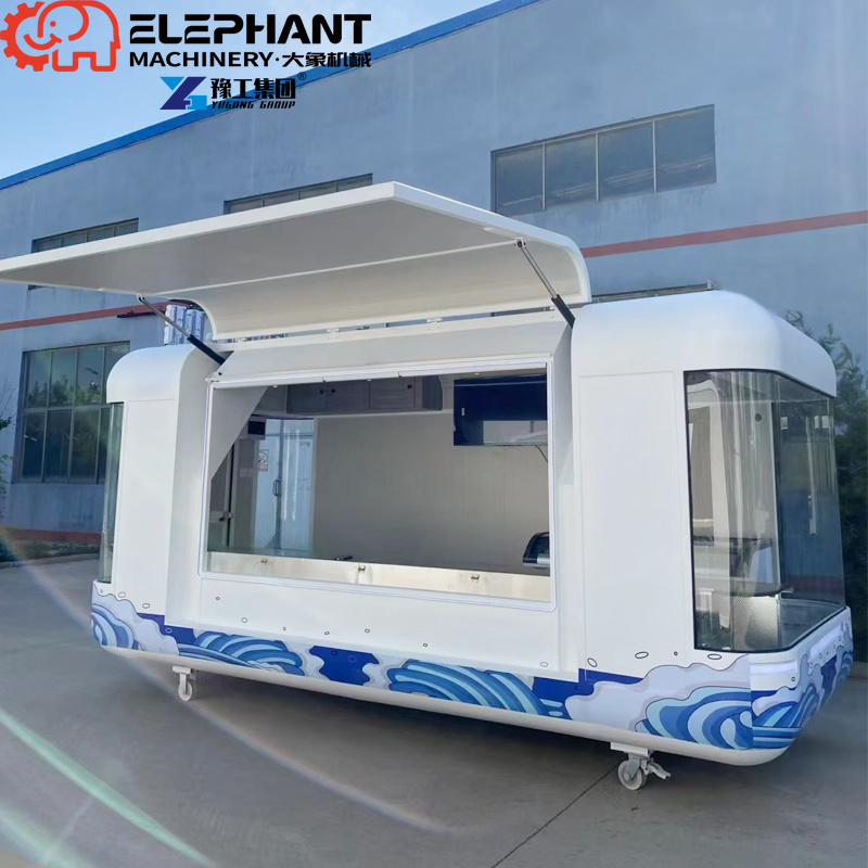 Commercial Mobile Food Trailer - огляд і ціна Hot Dog Vending Cart
