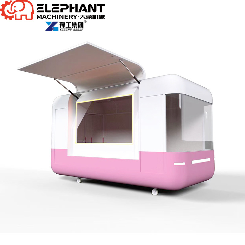 Commercial Mobile Food Trailer - огляд і ціна Hot Dog Vending Cart