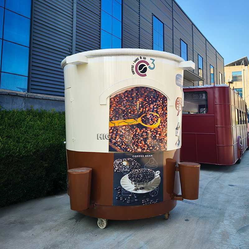 Custom BBQ Pizza Food Truck wi - огляд і ціна Hot Dog Vending Cart
