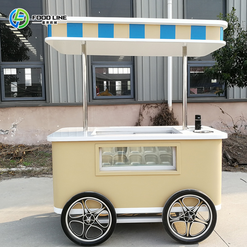 Customized Outdoor Electric Ic - огляд і ціна Hot Dog Vending Cart