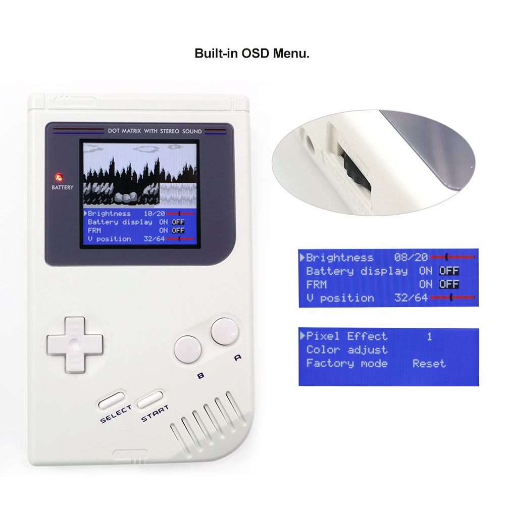 HISPEEDIDO GB DMG IPS Screen K - огляд і ціна Lcd Screen Arcade