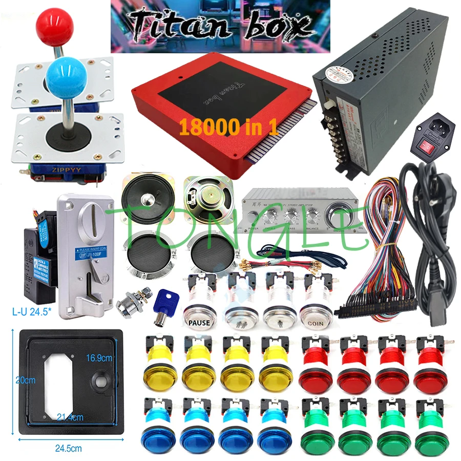 2 Players Titan Box 18000+ in  - огляд і ціна Coin Acceptor Selector